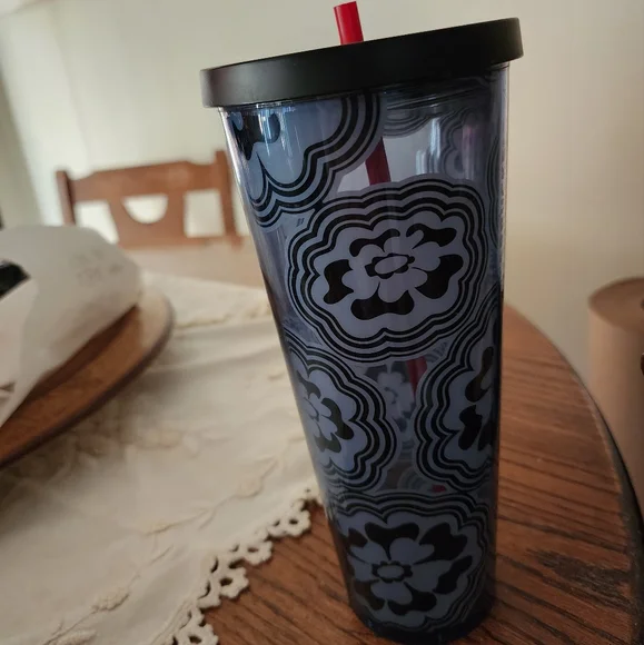 Starbucks | Kitchen | Starbucks Black And Blue Cold Tumbler | Poshmark